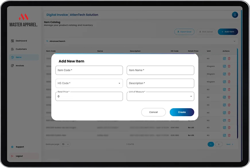 Items